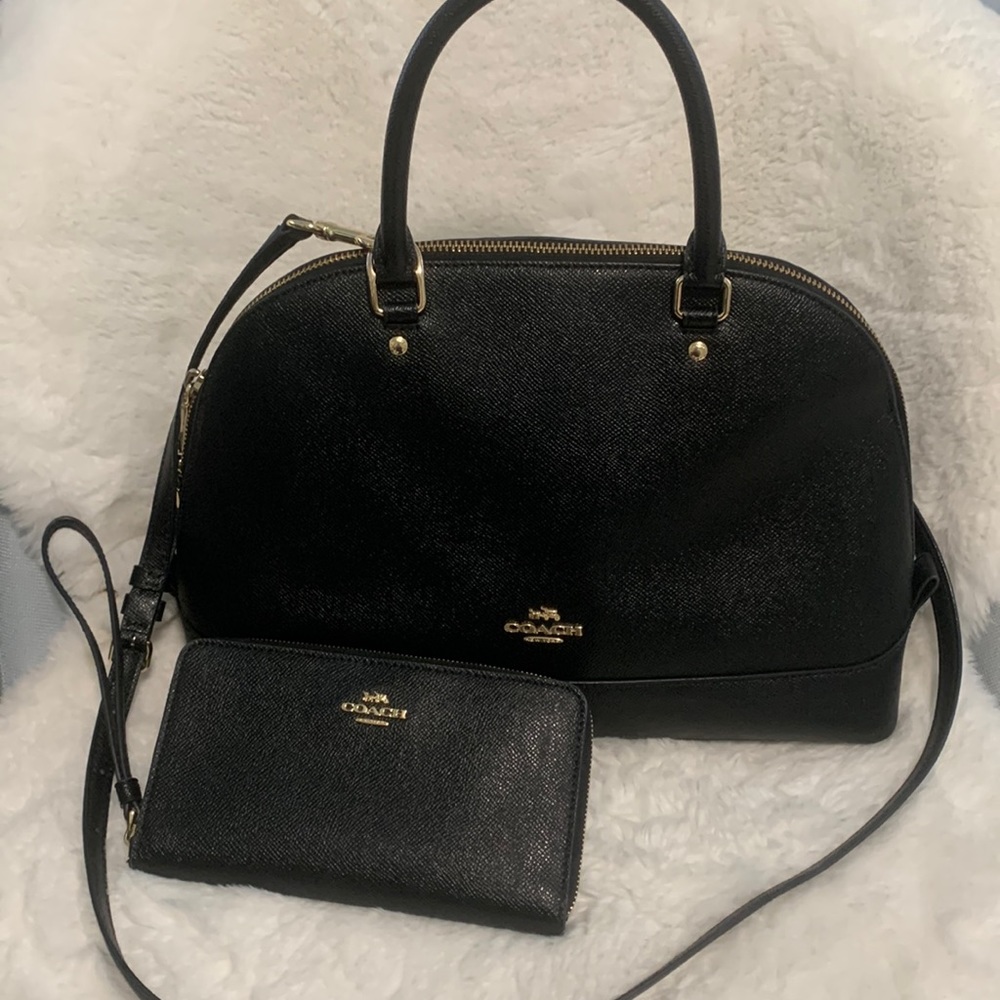 Coach Sierra Satchel with matching wallet